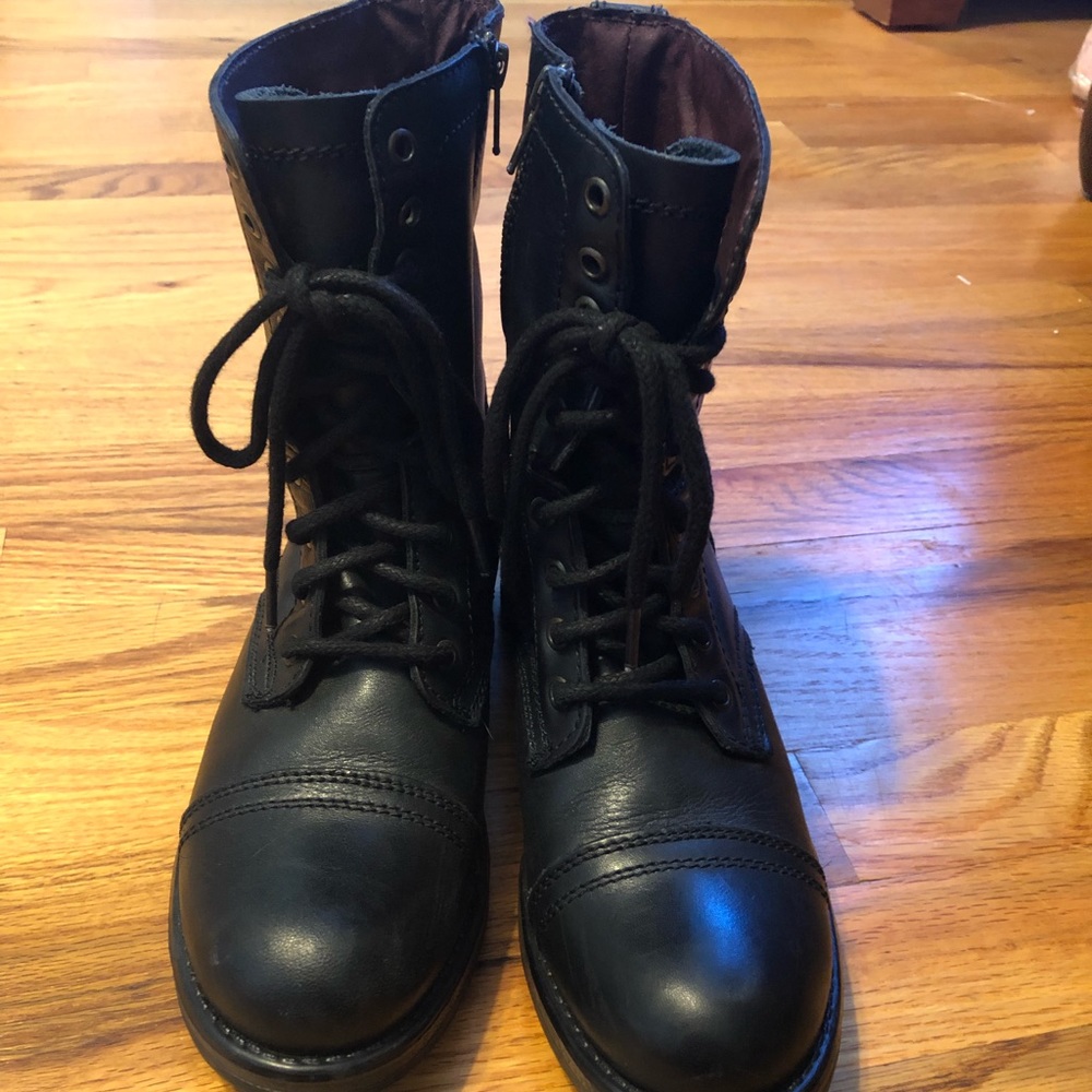 Steve Madden combat boots